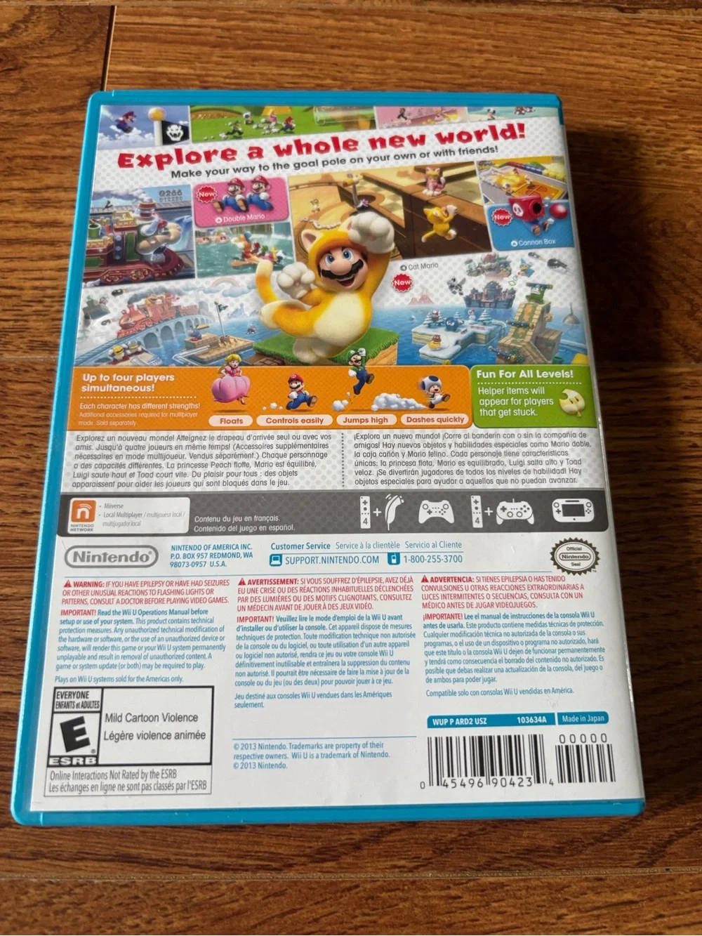 Nintendo Super Mario 3D World (Wii U) video game